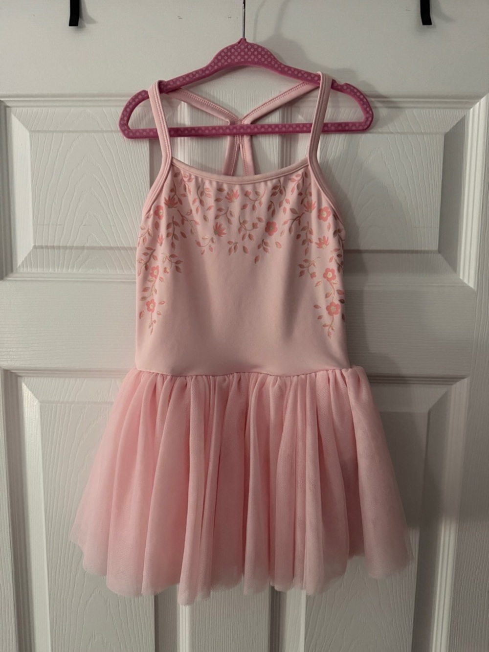 Bloch Pink Floral Leotard/Tutu Dress for Dance